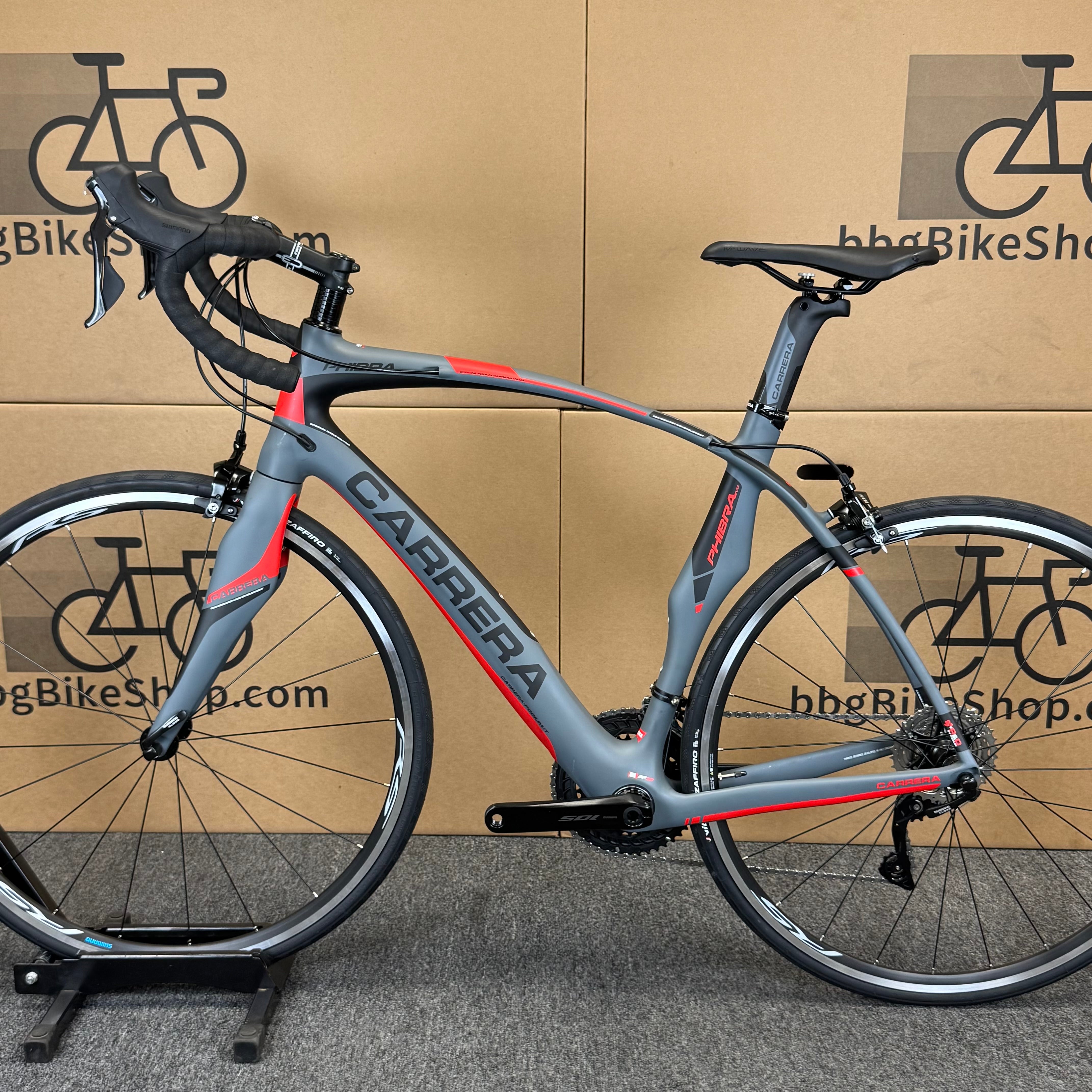 Used Carrera Phibra Evo, 11-speed Shimano 105, Carbon Fiber Road
