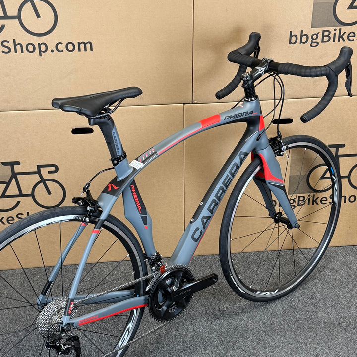 Used Carrera Phibra Evo, 11-speed Shimano 105, Carbon Fiber Road Bike-2018, 58cm
