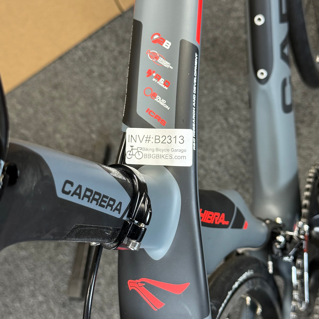 Used Carrera Phibra Evo, 11-speed Shimano 105, Carbon Fiber Road Bike-2018, 58cm