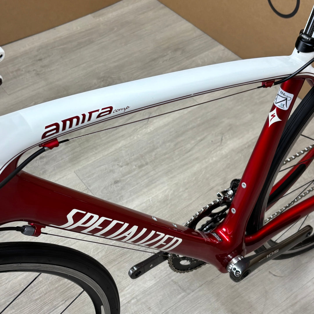 Used Specialized Amira Comp, Women's Carbon Fiber Road Bike-2010, 54cm