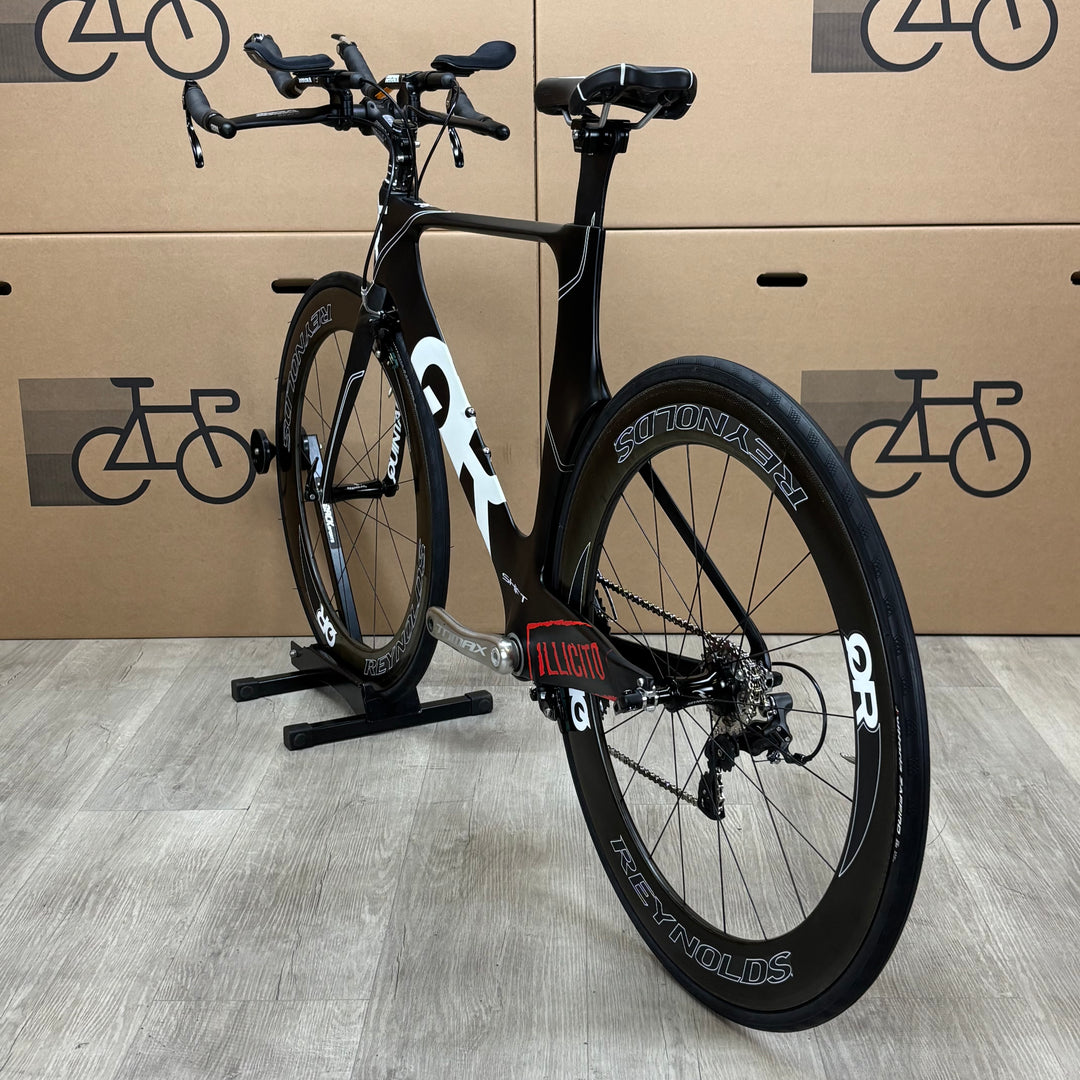 Used Quintana Roo Illicito Carbon Triathlon Bike, Reynolds Carbon Wheels, 56cm