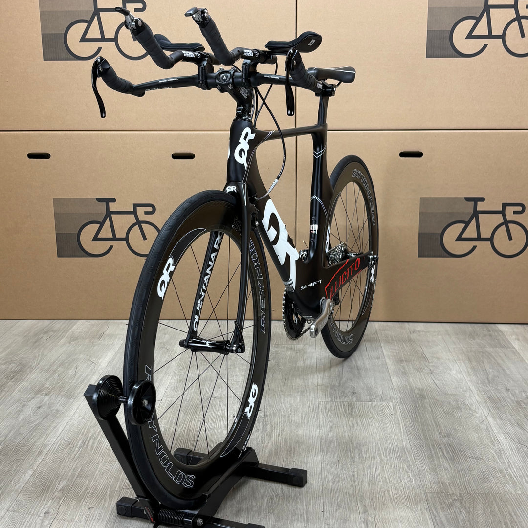 Used Quintana Roo Illicito Carbon Triathlon Bike, Reynolds Carbon Wheels, 56cm