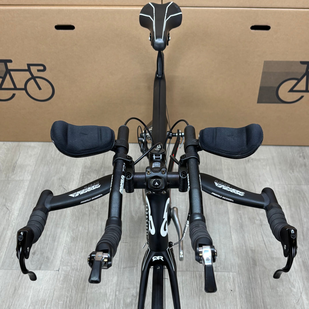 Used Quintana Roo Illicito Carbon Triathlon Bike, Reynolds Carbon Wheels, 56cm