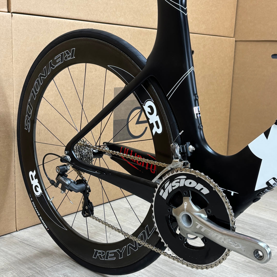 Used Quintana Roo Illicito Carbon Triathlon Bike, Reynolds Carbon Wheels, 56cm