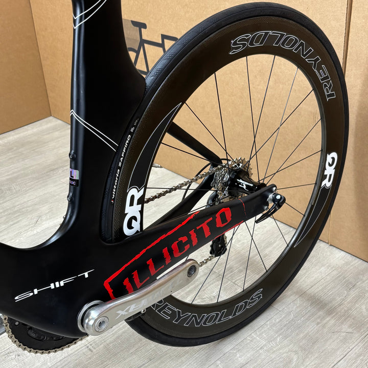 Used Quintana Roo Illicito Carbon Triathlon Bike, Reynolds Carbon Wheels, 56cm