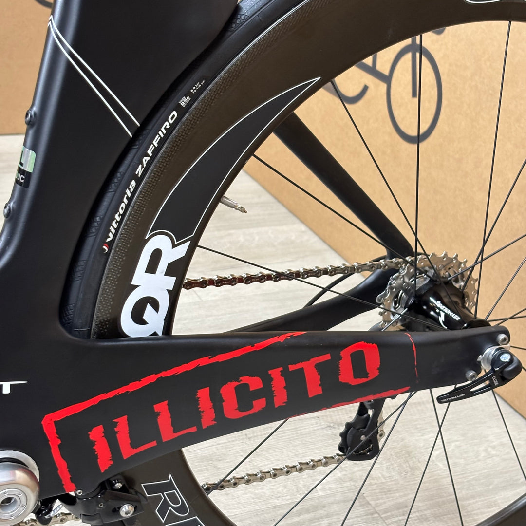Used Quintana Roo Illicito Carbon Triathlon Bike, Reynolds Carbon Wheels, 56cm