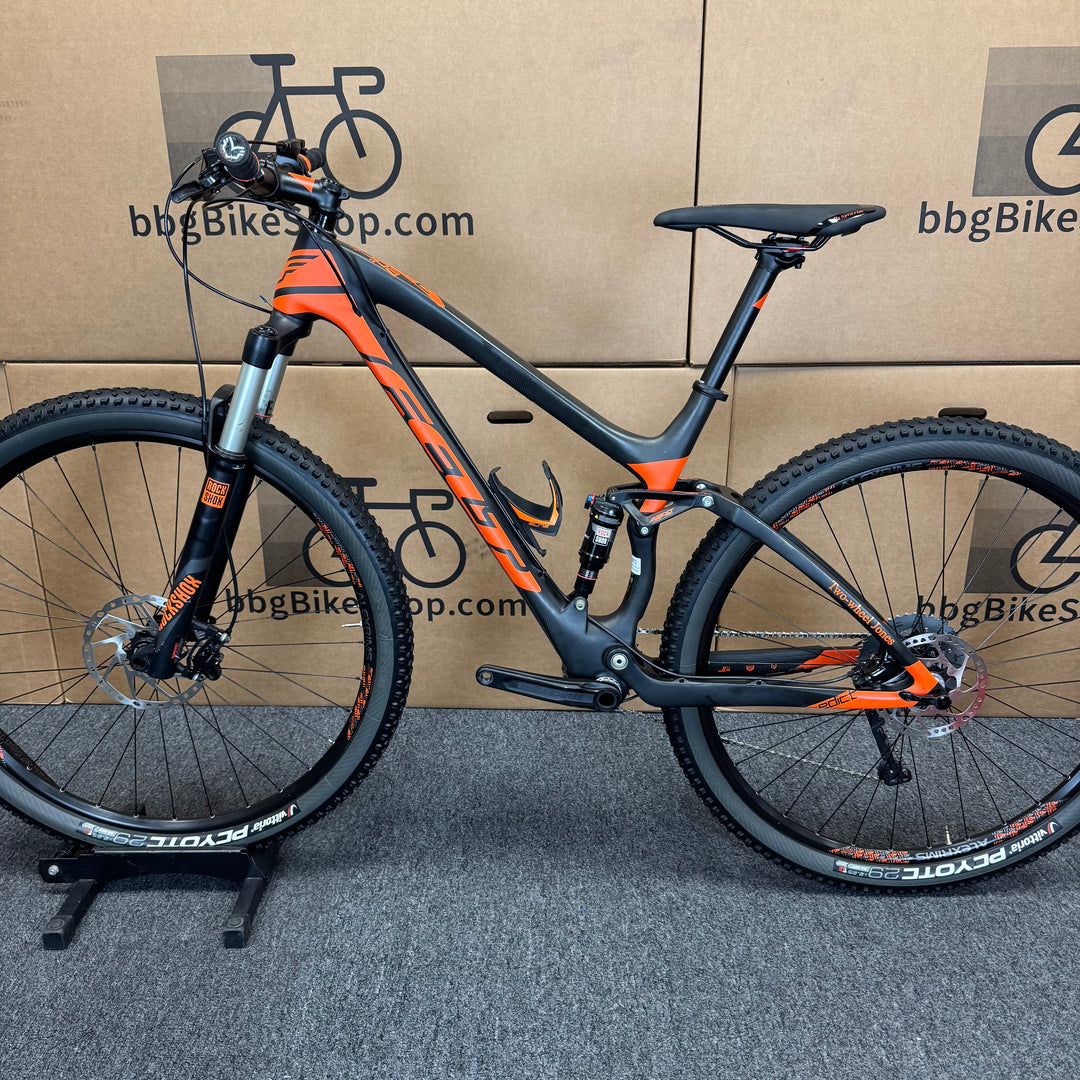 Used Felt Edict 3, Carbon Fiber Mountain Bike-2017, Medium 18"