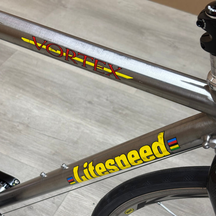 Used Litespeed Vortex, 6Al/4V Titanium Road Bike, Mavic Ksyrium, 52cm