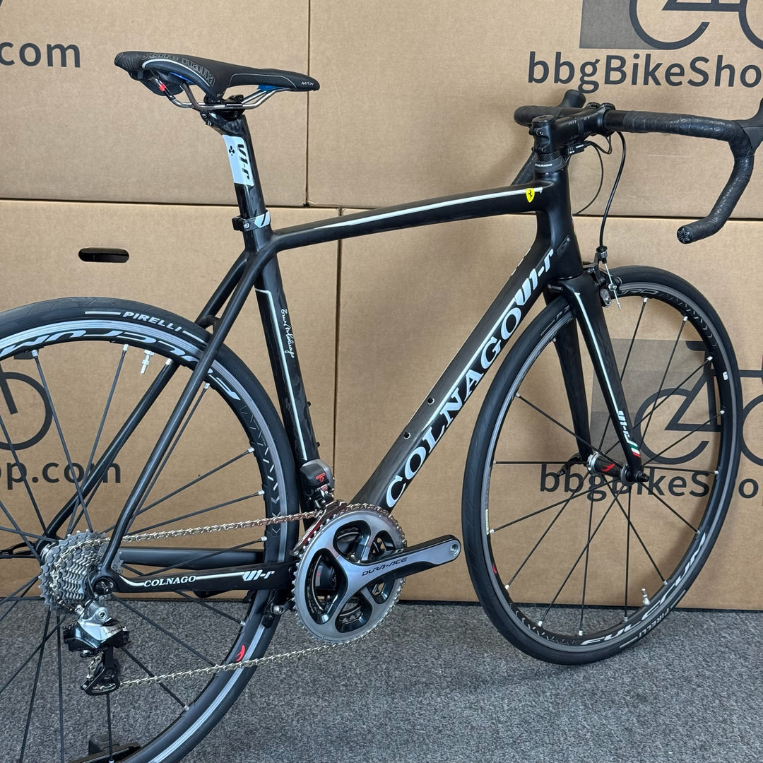 Used Colnago V1-R Ferrari Edition, Dura-Ace, Carbon Road Bike-2015, 52s (56cm)