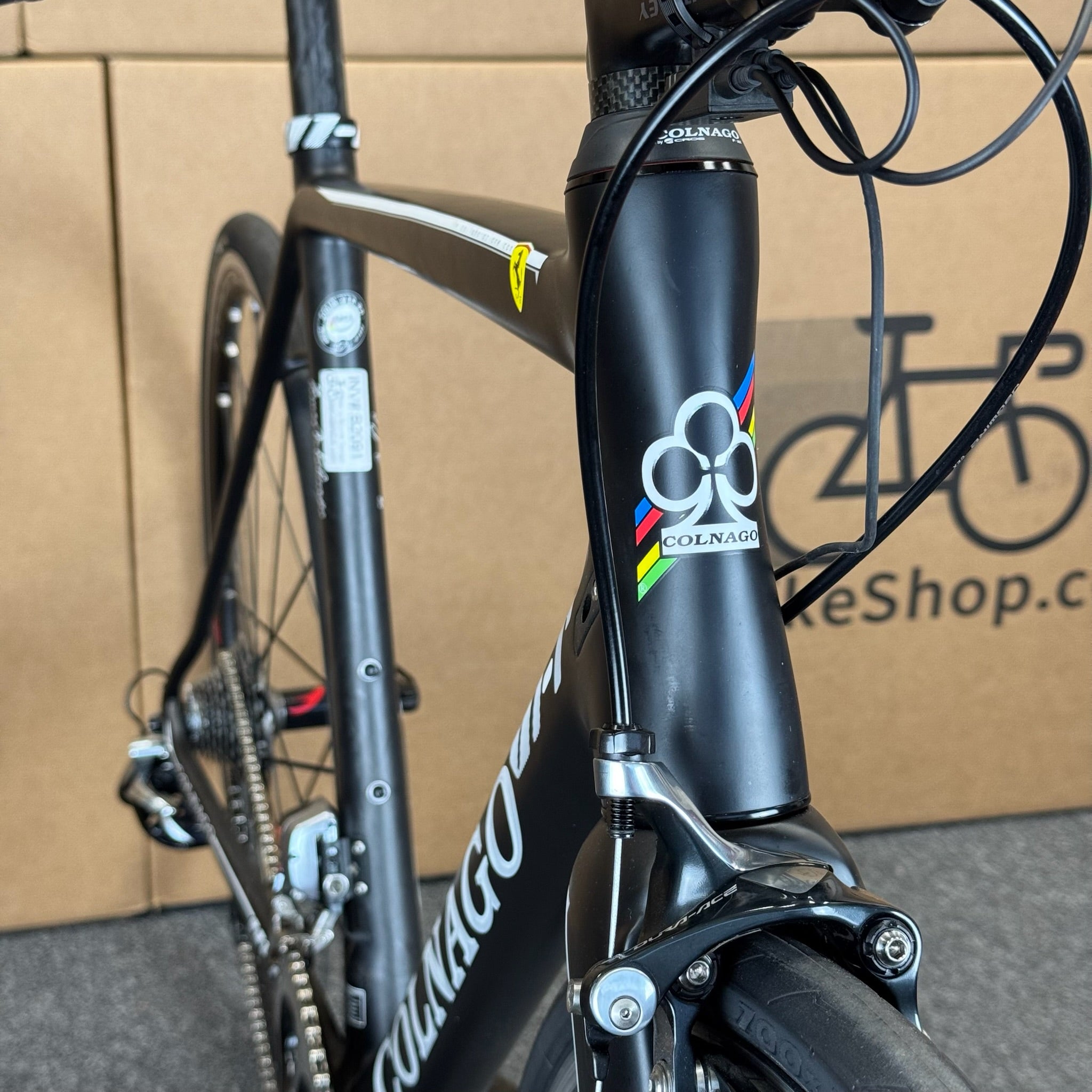 Used Colnago V1-R Ferrari Edition, Dura-Ace, Carbon Road Bike-2015