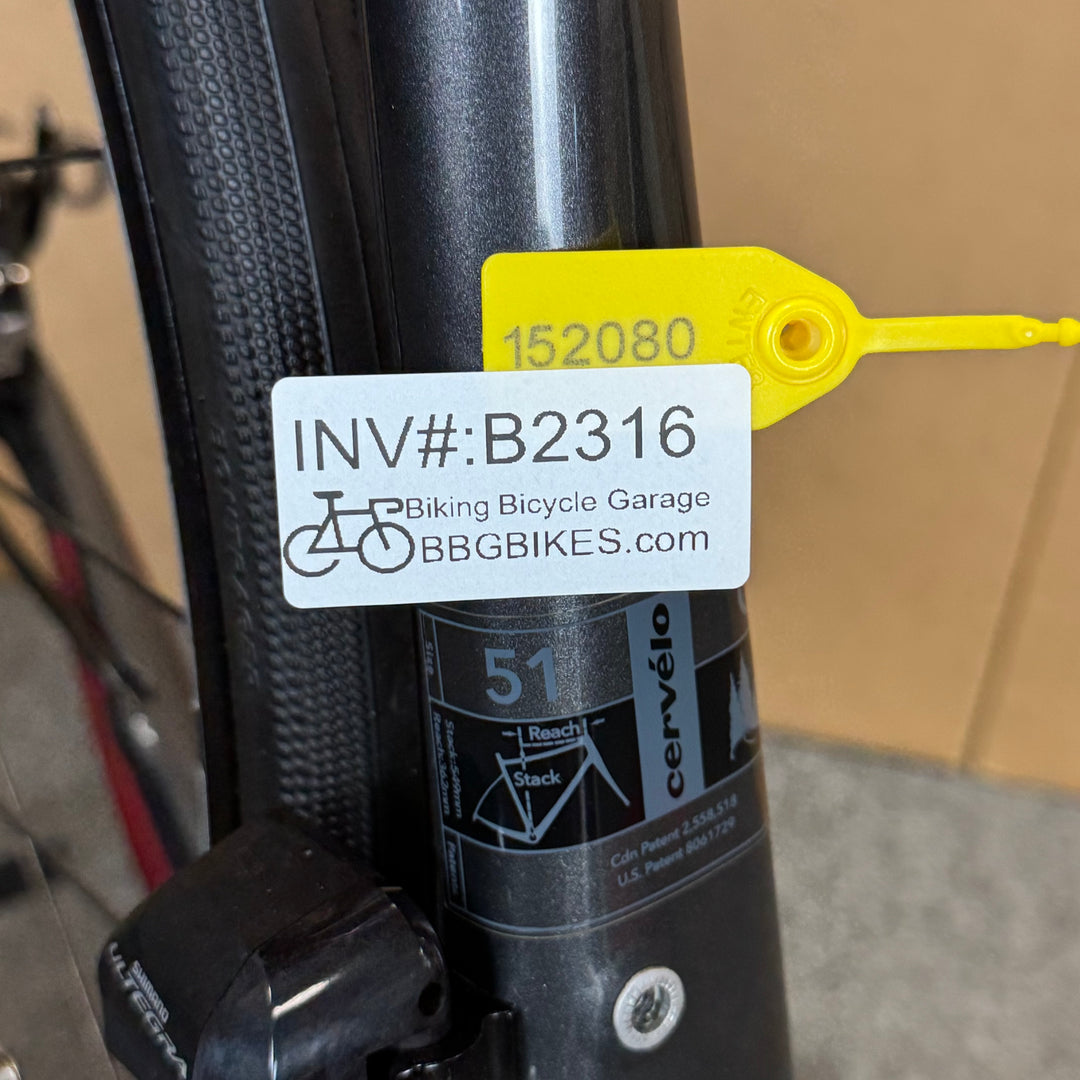 Used Cervélo C3 Disc, Carbon Fiber Road Bike, 51cm