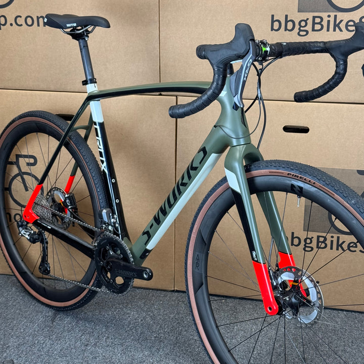 Used Specialized S-Works CruX, GRX Di2, Carbon Fiber Gravel Bike-2017, 58cm