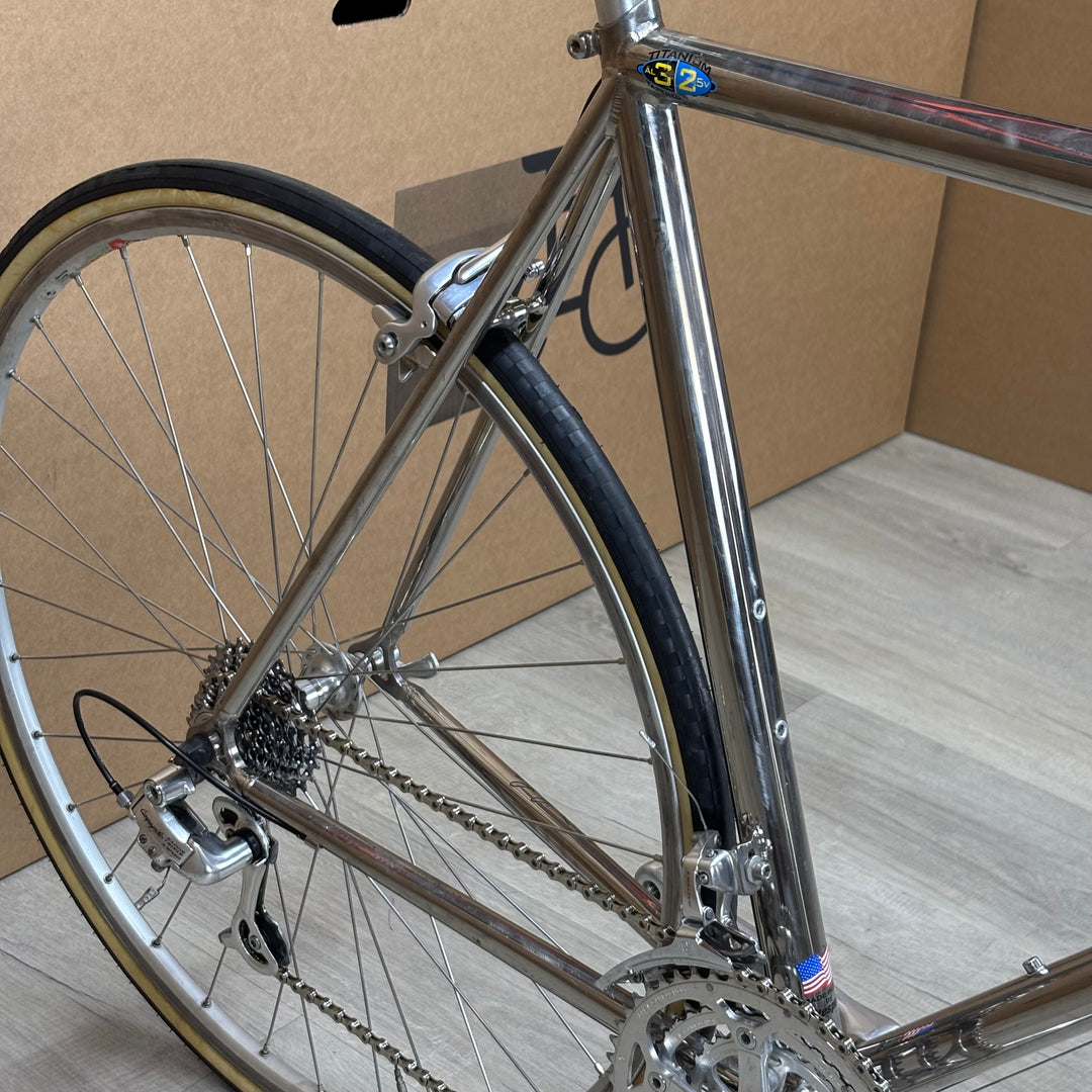 Used Litespeed Classic, 3Al/2.5V Titanium Road Bike, Campagnolo Record, 56cm