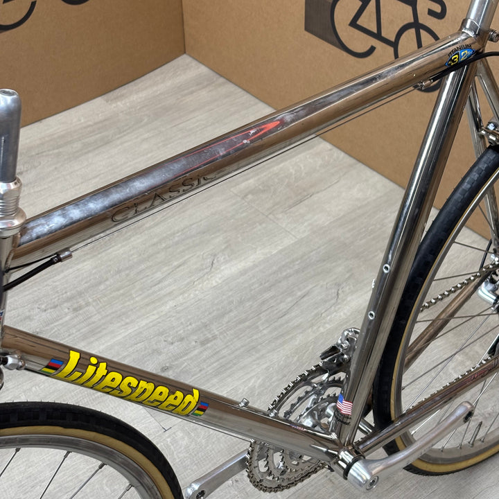 Used Litespeed Classic, 3Al/2.5V Titanium Road Bike, Campagnolo Record, 56cm