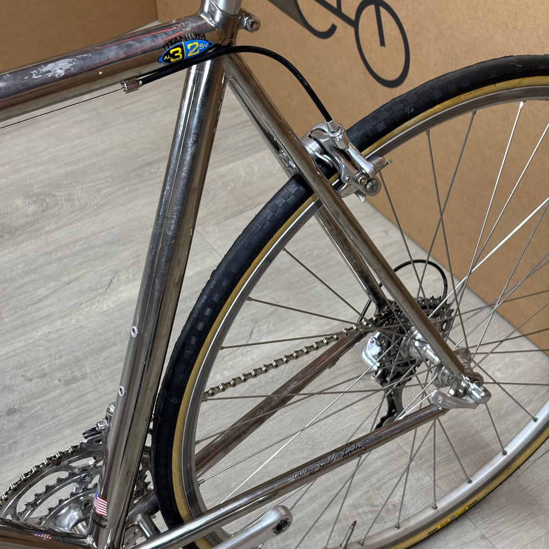Used Litespeed Classic, 3Al/2.5V Titanium Road Bike, Campagnolo Record, 56cm