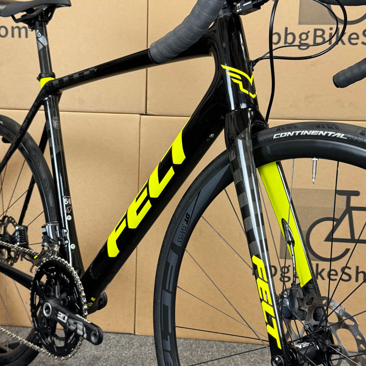 Used Felt FR2 Disc, Carbon Fiber Road Bike, Shimano Ultegra Di2, 56cm