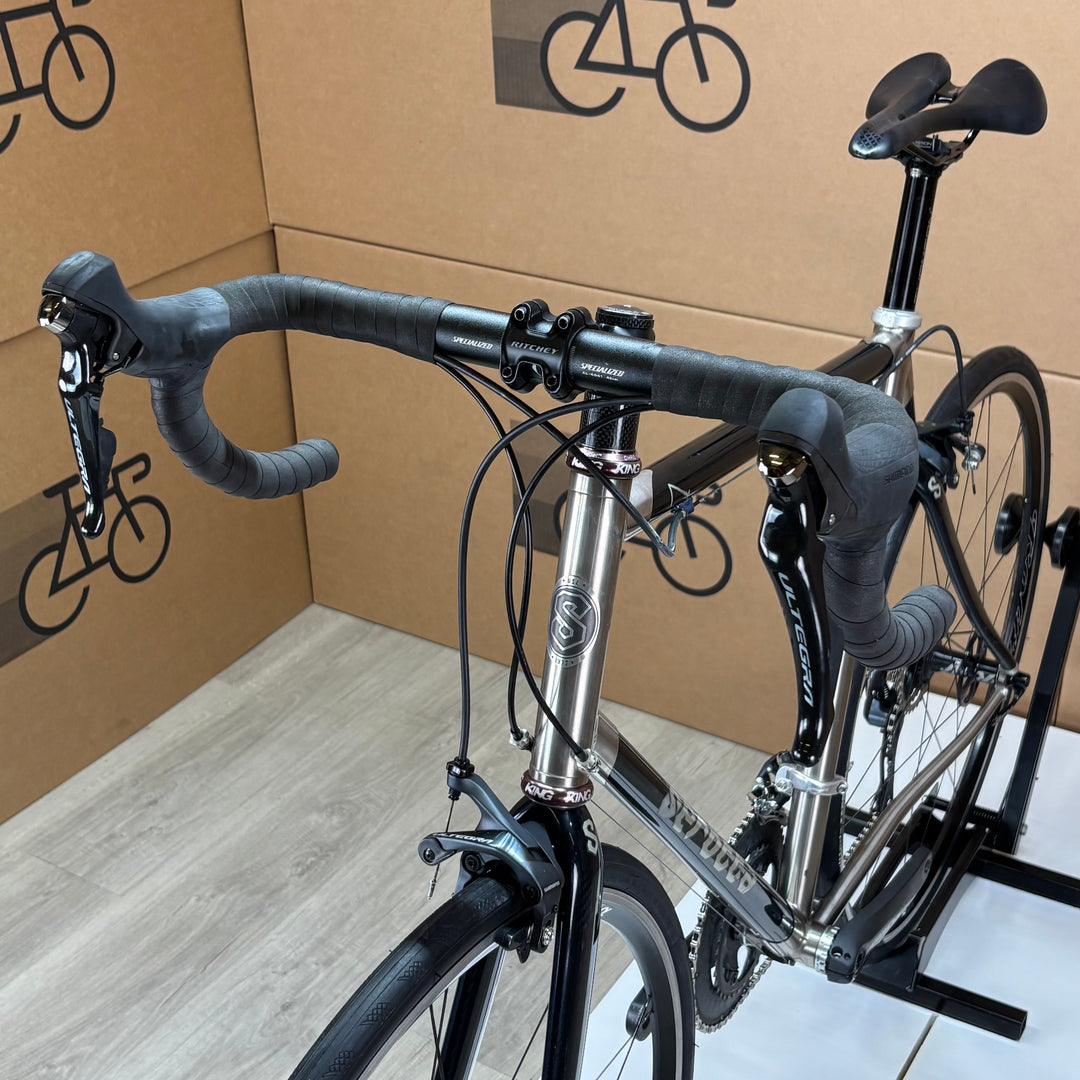 Used Serotta, Titanium / Carbon Fiber Road Bike, Shimano Ultegra, 56cm