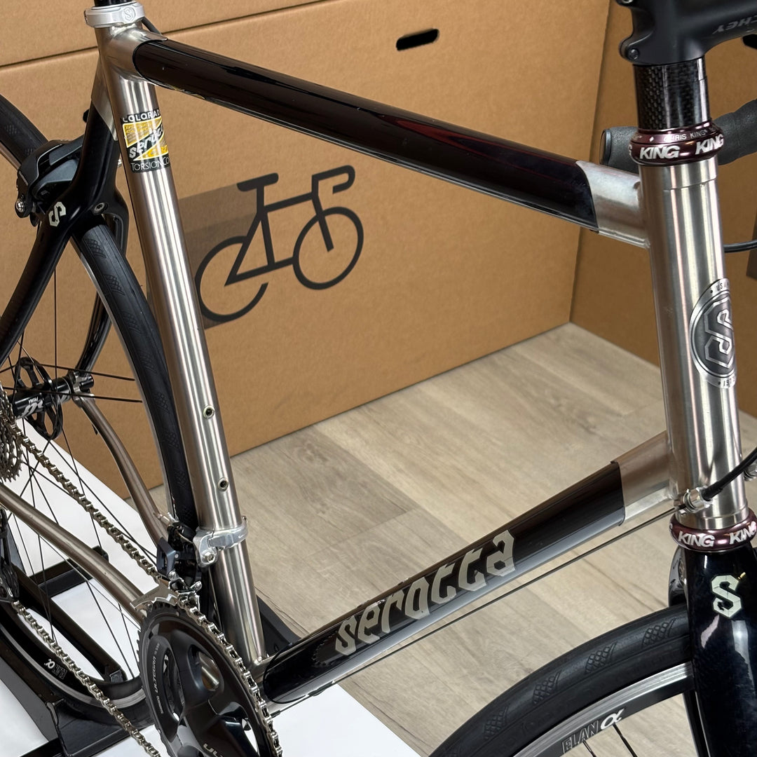 Used Serotta, Titanium / Carbon Fiber Road Bike, Shimano Ultegra, 56cm