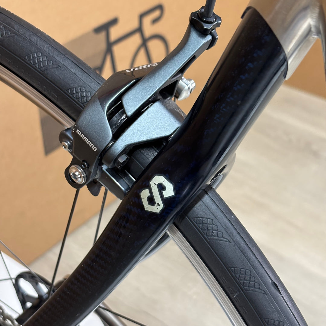 Used Serotta, Titanium / Carbon Fiber Road Bike, Shimano Ultegra, 56cm
