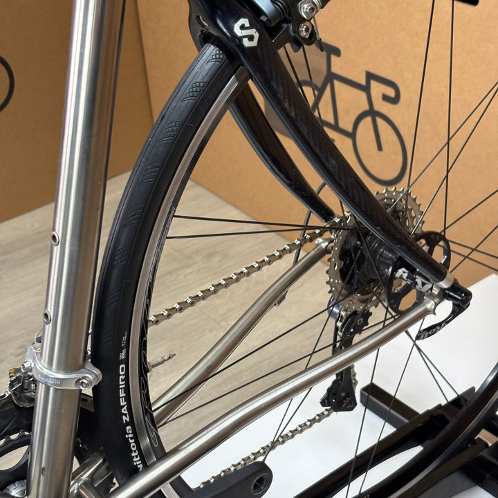 Used Serotta, Titanium / Carbon Fiber Road Bike, Shimano Ultegra, 56cm
