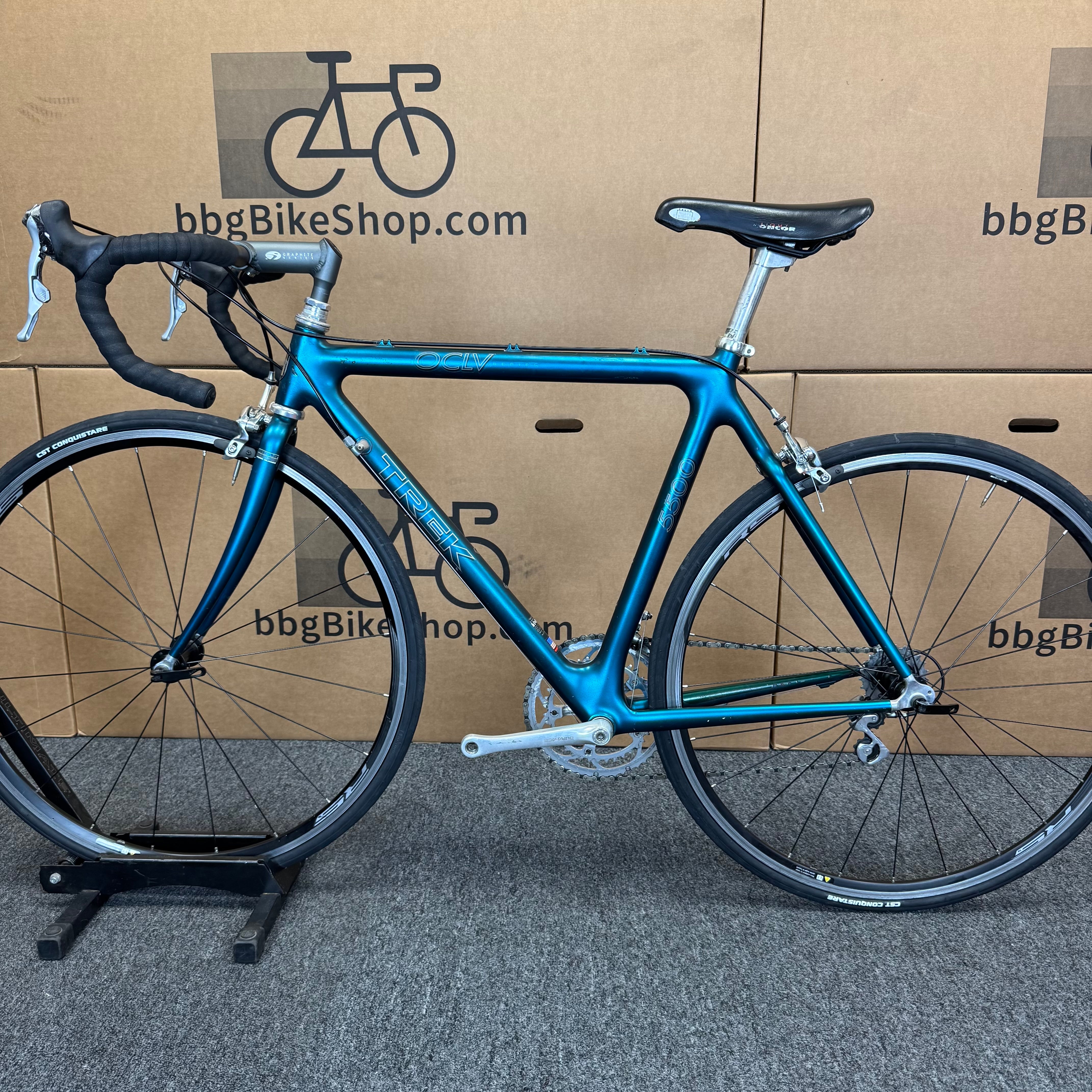 Used Vintage Trek 5500, OCLV Carbon Fiber Road Bike-1998