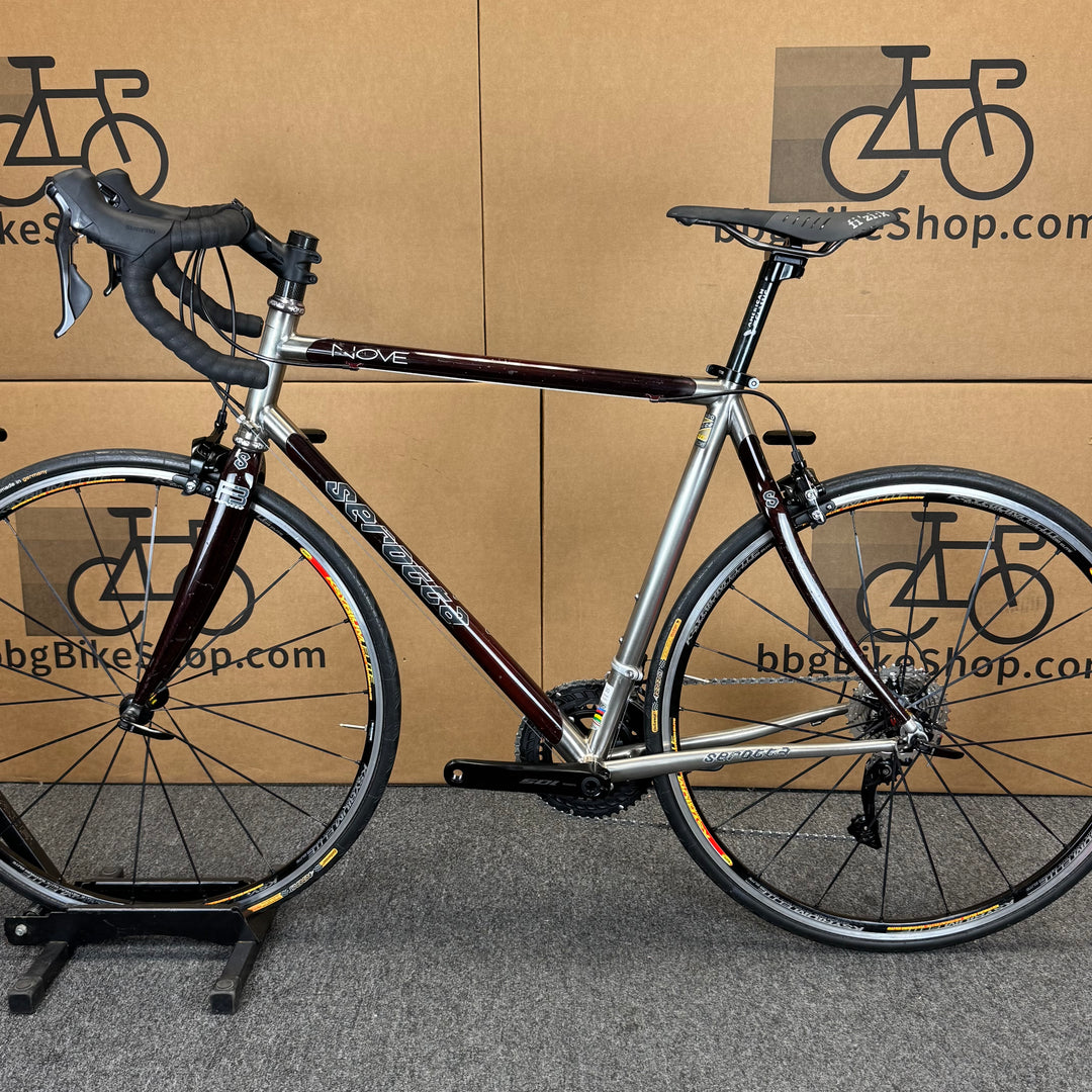 Used Serotta Nove, Titanium / Carbon Road Bike, 11-speed Shimano 105, 58cm
