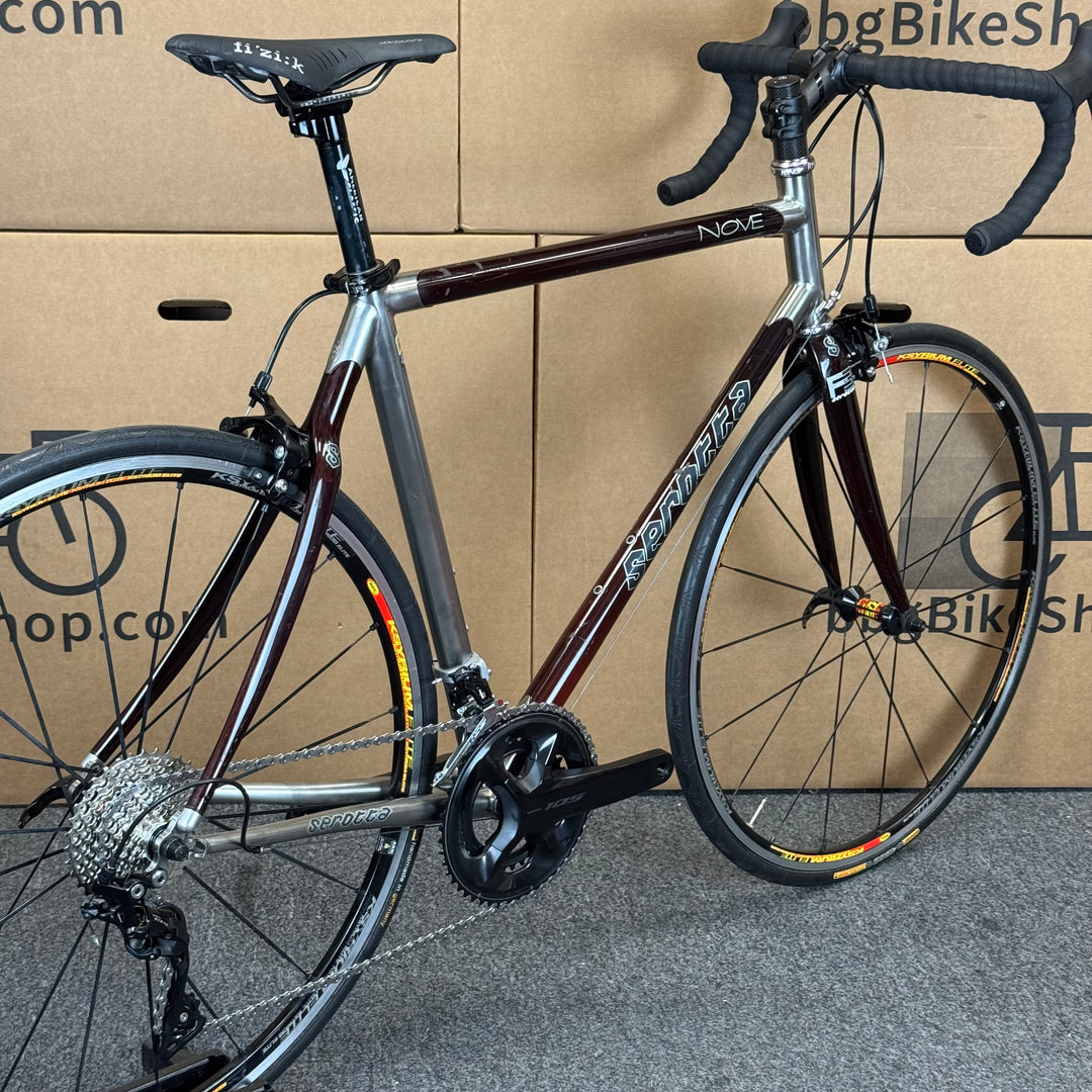 Used Serotta Nove, Titanium / Carbon Road Bike, 11-speed Shimano 105, 58cm