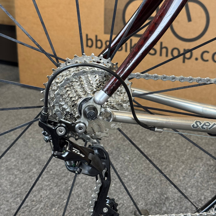 Used Serotta Nove, Titanium / Carbon Road Bike, 11-speed Shimano 105, 58cm