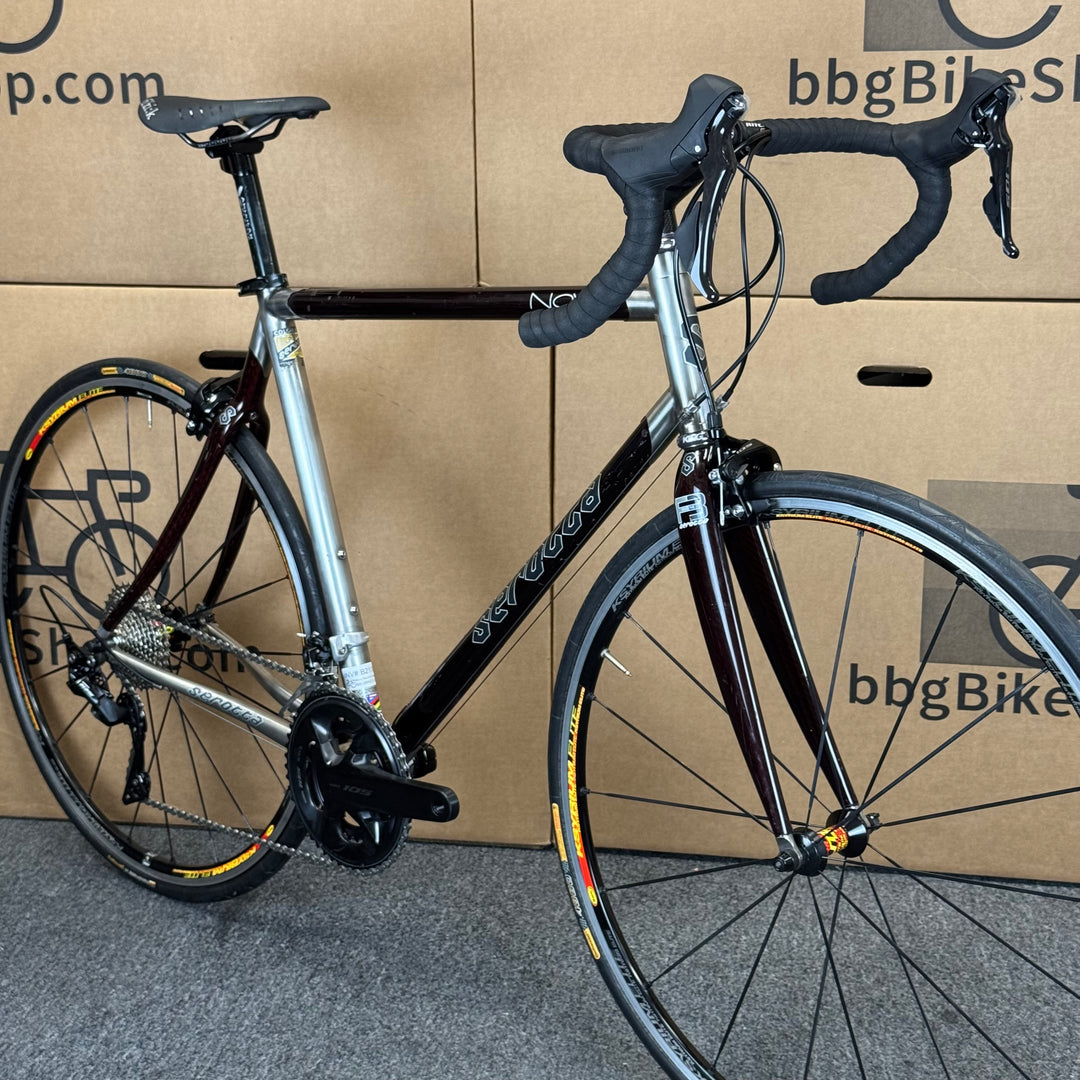Used Serotta Nove, Titanium / Carbon Road Bike, 11-speed Shimano 105, 58cm