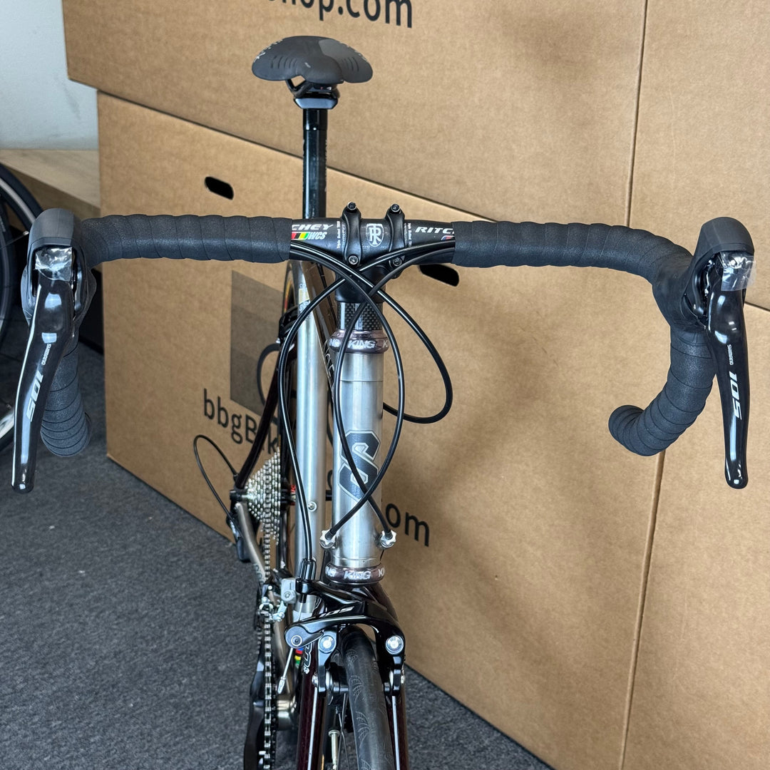 Used Serotta Nove, Titanium / Carbon Road Bike, 11-speed Shimano 105, 58cm