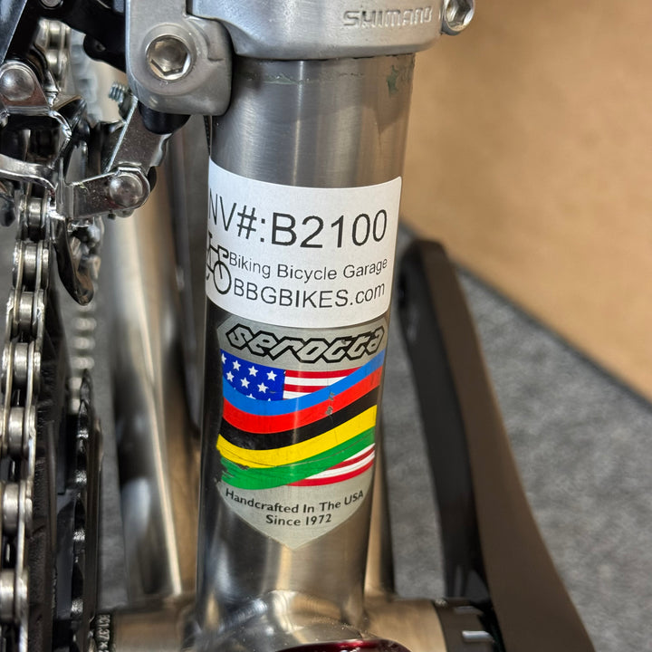 Used Serotta Nove, Titanium / Carbon Road Bike, 11-speed Shimano 105, 58cm