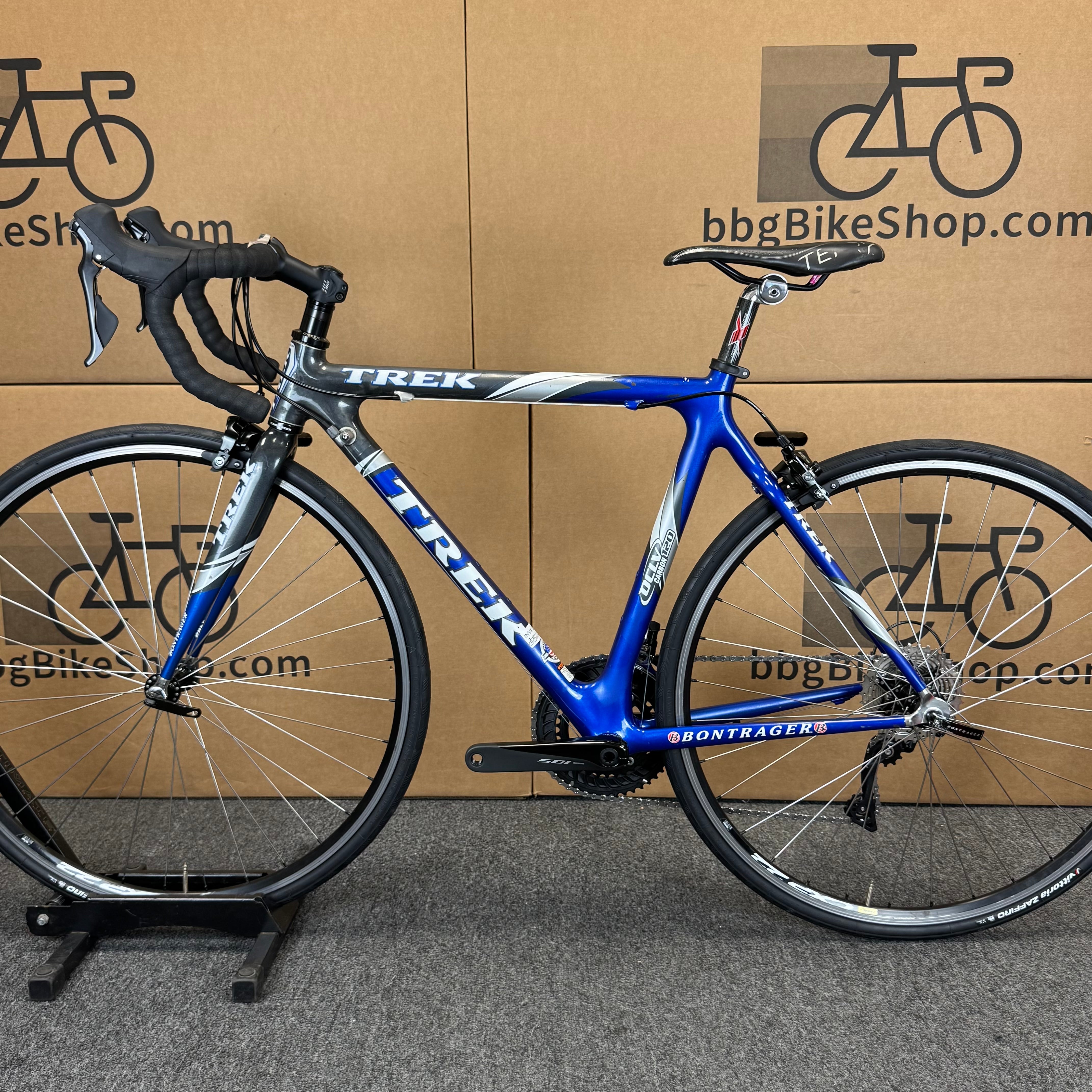 Used Trek 5200 OCLV 120, 11-speed Shimano 105, Carbon Road Bike
