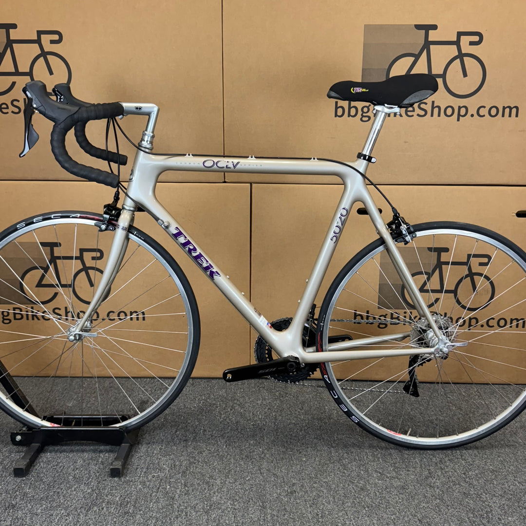 Used Trek 5020 OCLV Carbon Fiber Road Bike-1997, 11-speed Shimano 105, 60cm