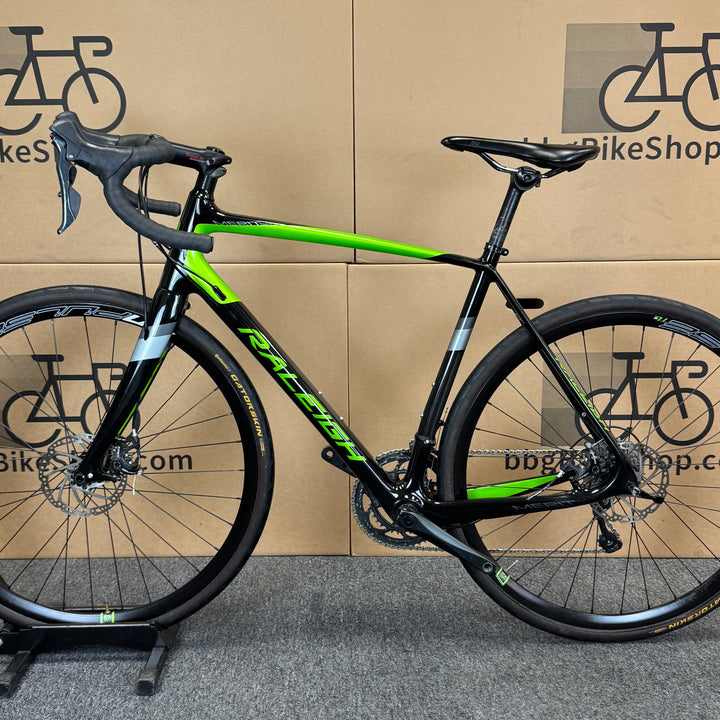 Used Raleigh Merit, Disc Brakes, Carbon Fiber Road Bike, 56cm