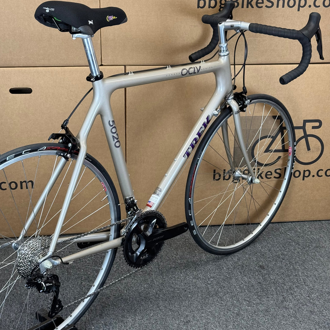 Used Trek 5020 OCLV Carbon Fiber Road Bike-1997, 11-speed Shimano 105, 60cm