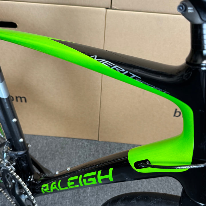 Used Raleigh Merit, Disc Brakes, Carbon Fiber Road Bike, 56cm