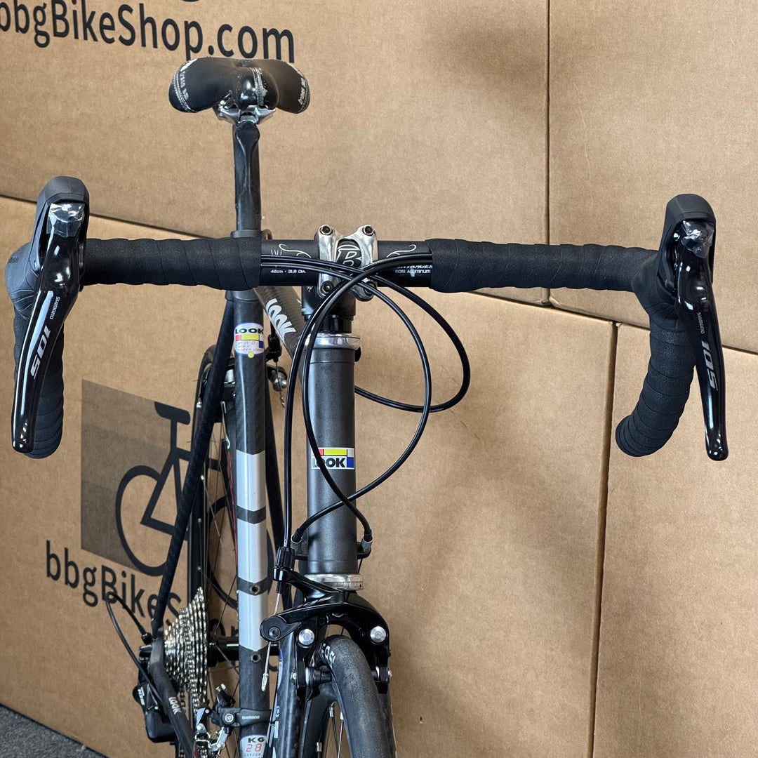 Used Look KG 281, 11-speed Shimano 105, Carbon Fiber Road Bike, 58cm
