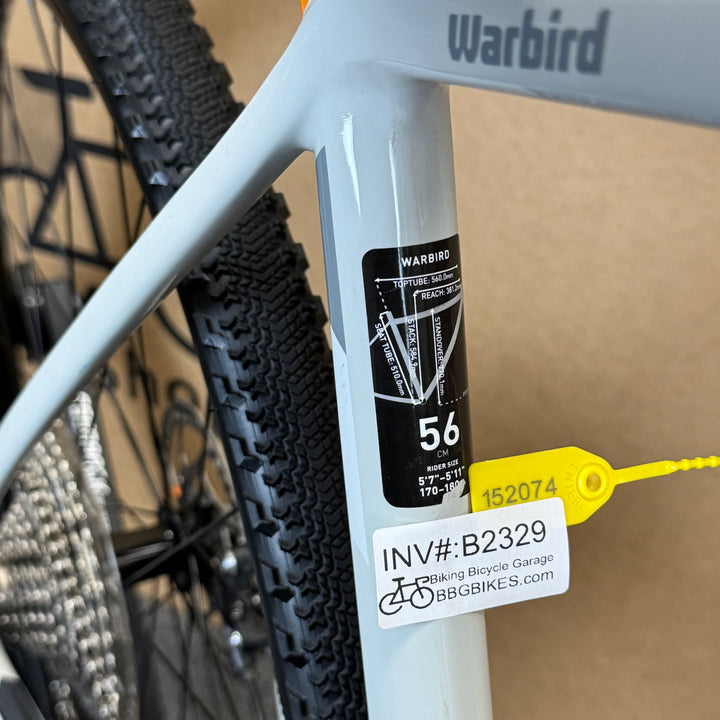 Used Salsa Warbird, Carbon Gravel Bike, Shimano GRX, 56cm