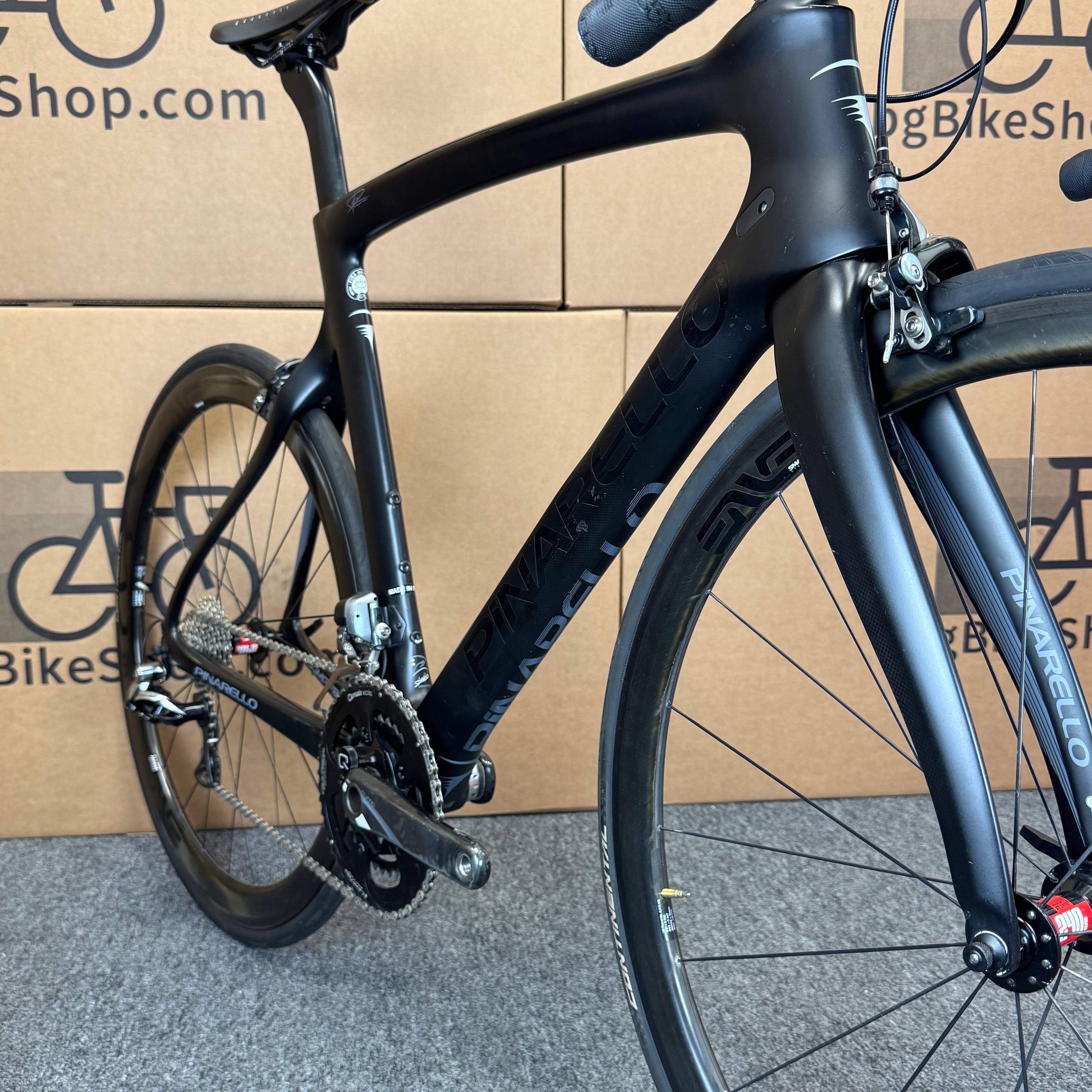 Used Pinarello Dogma F8, Di2 Dura-Ace, Carbon Fiber Road