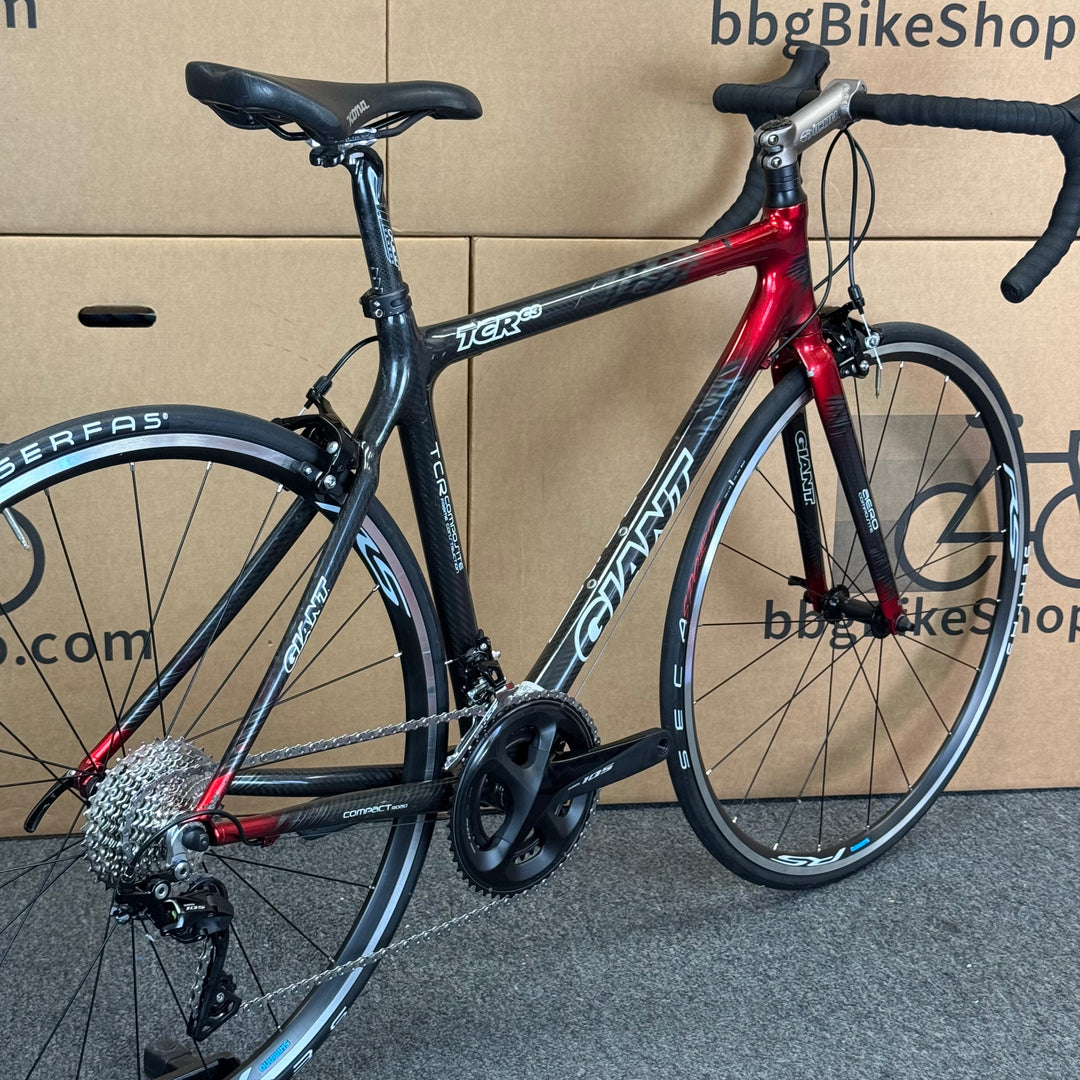 Used Giant TCR C3, 11-speed Shimano 105, Carbon Road Bike-2006, 54cm