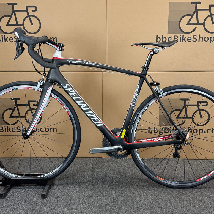 Used Specialized Tarmac, Shimano Ultegra, Carbon Fiber Road Bike, 56cm