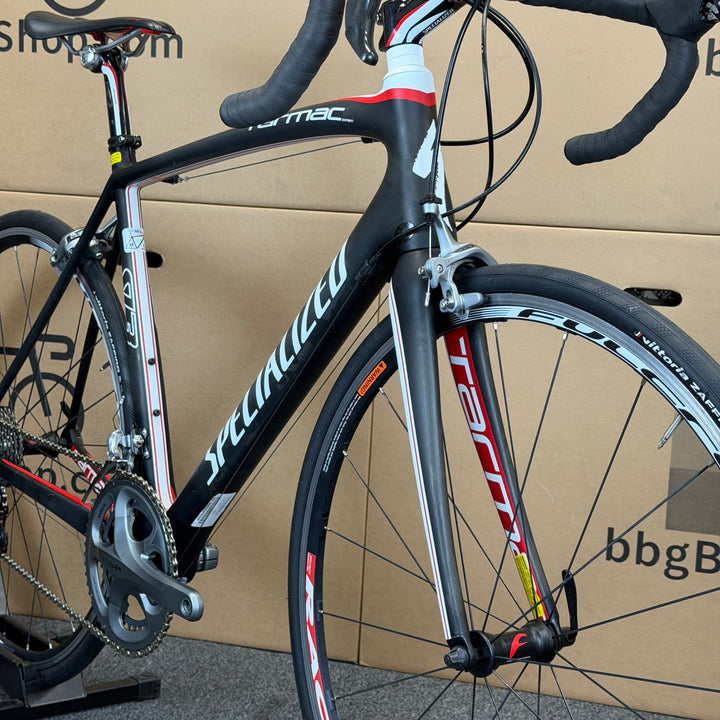 Used Specialized Tarmac, Shimano Ultegra, Carbon Fiber Road Bike, 56cm