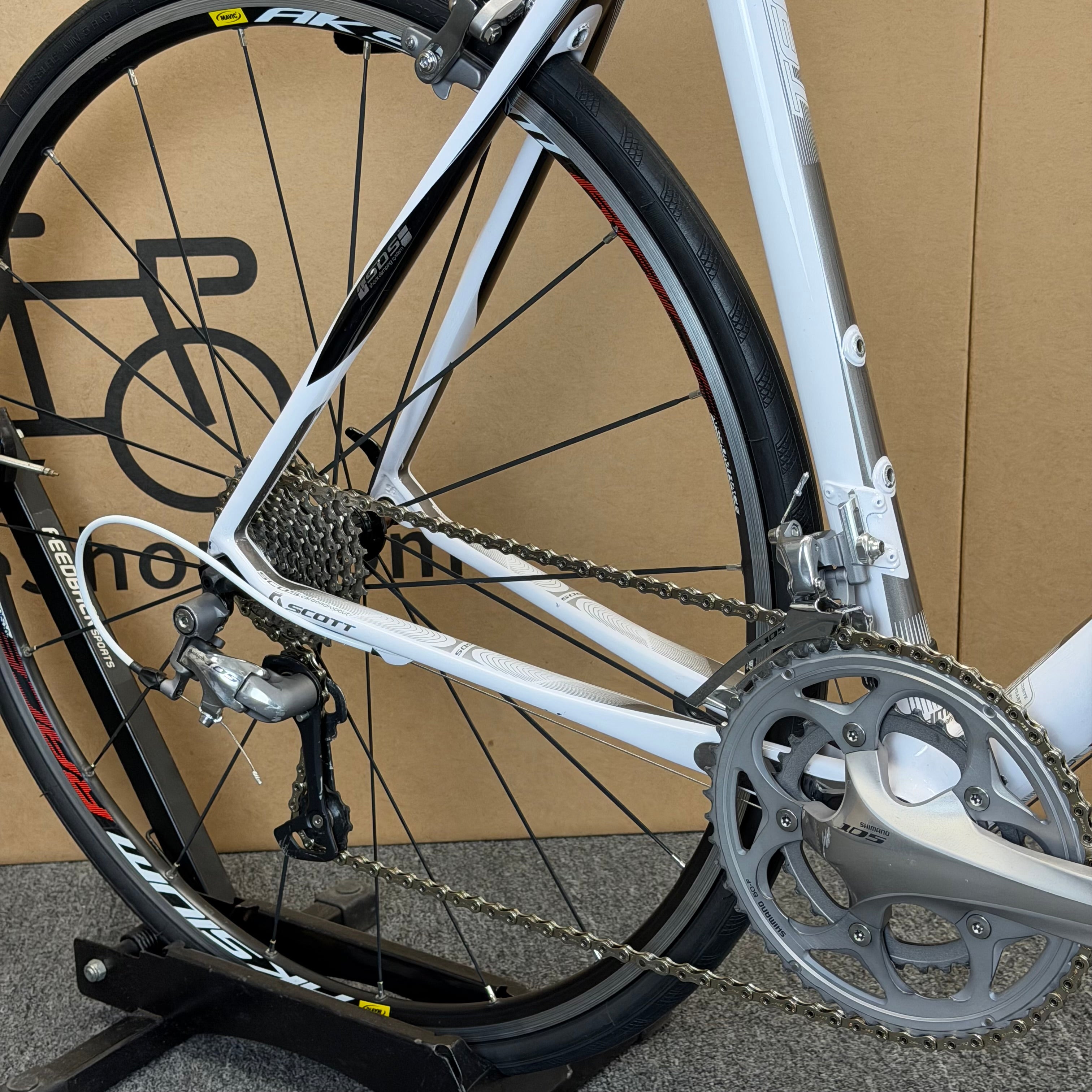 Used Scott CR1 Team, Shimano 105, Carbon Fiber Road Bike, 56cm