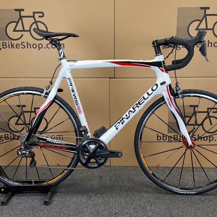 Used Pinarello Paris, Carbon Fiber Road Bike, Shimano Ultegra Di2 11-speed, 59.5cm