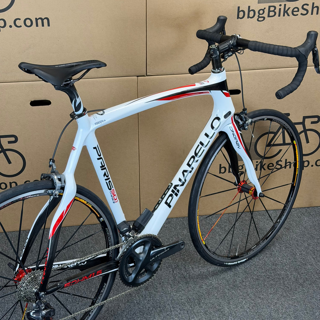 Used Pinarello Paris, Carbon Fiber Road Bike, Shimano Ultegra Di2 11-speed, 59.5cm