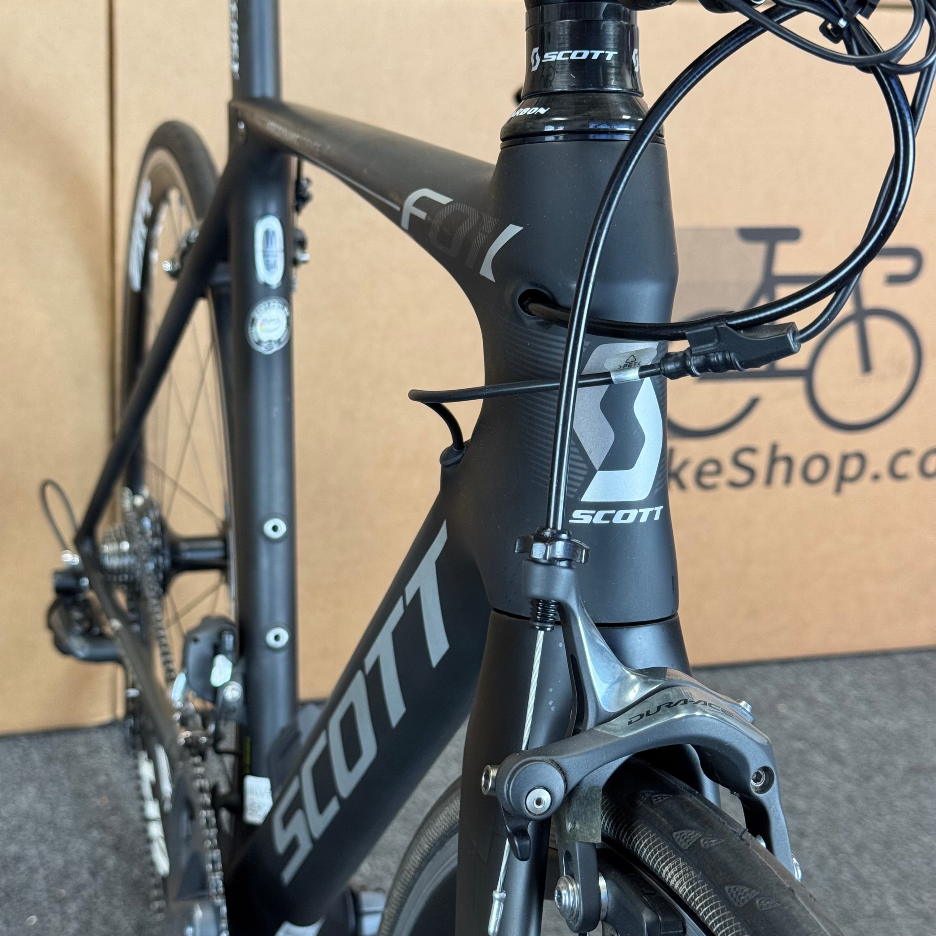 Used Scott Foil 15, Dura-Ace Di2, Carbon Fiber Road Bike-2013