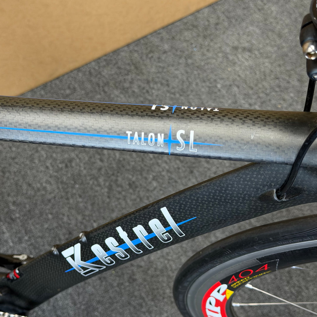 Used Kestrel Talon SL, Campagnolo Chorus, Zipp 404, Carbon Triathlon Bike, 52cm
