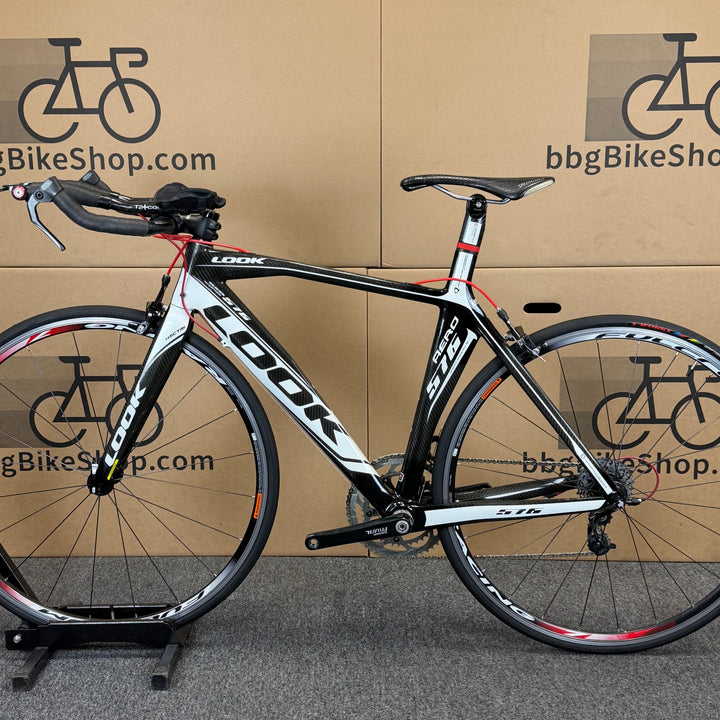 Used Look 576 Aero, Carbon Fiber Triathlon Bike, 50cm Small