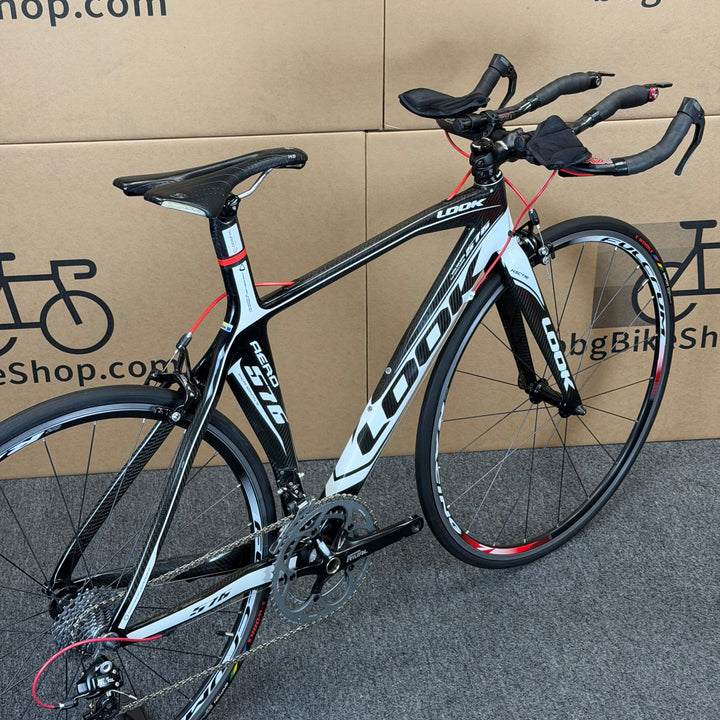 Used Look 576 Aero, Carbon Fiber Triathlon Bike, 50cm Small