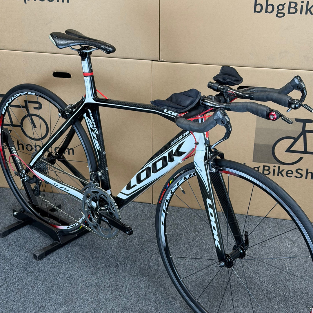 Used Look 576 Aero, Carbon Fiber Triathlon Bike, 50cm Small